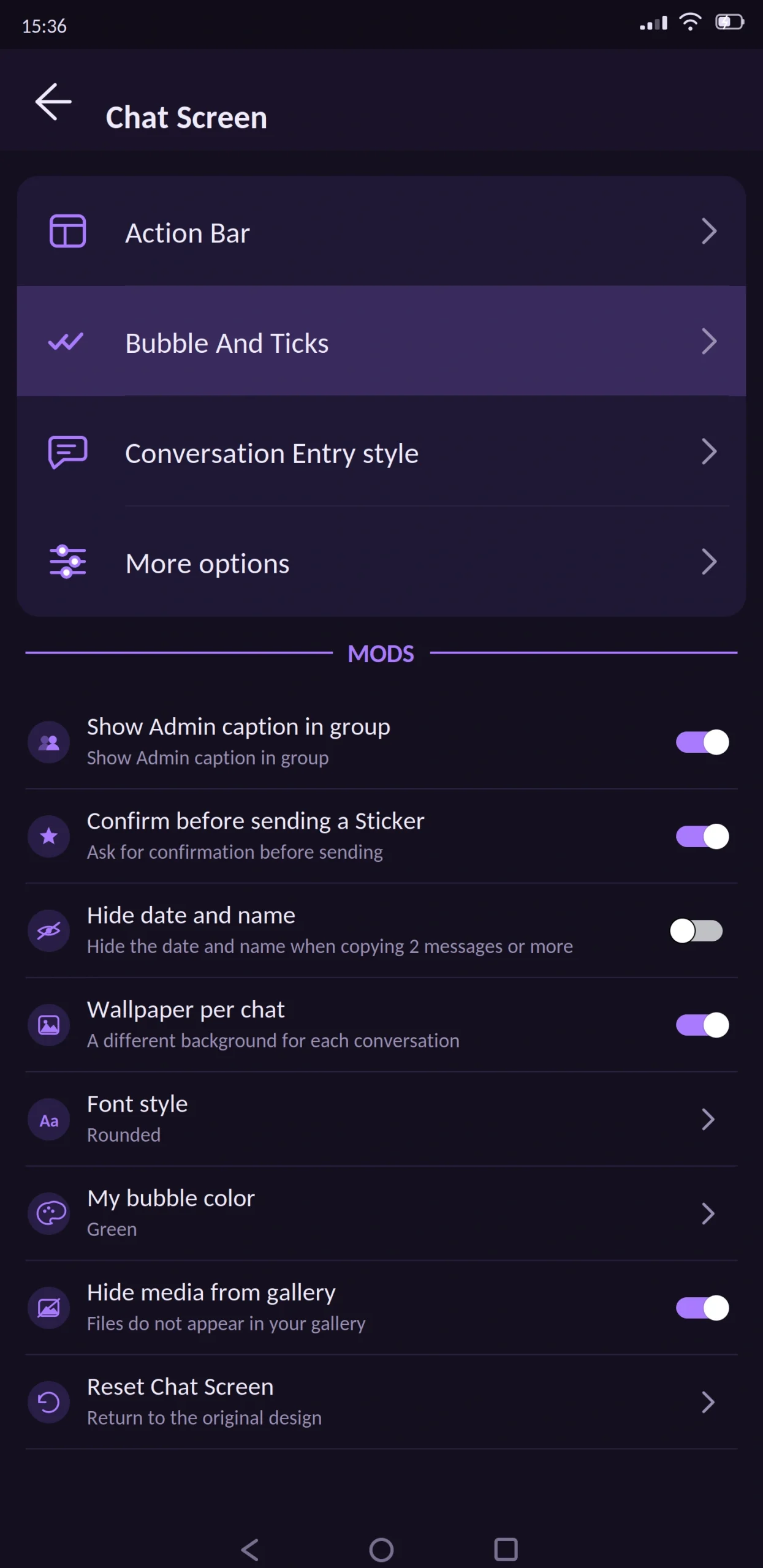 Yo WhatsApp Chat Screen