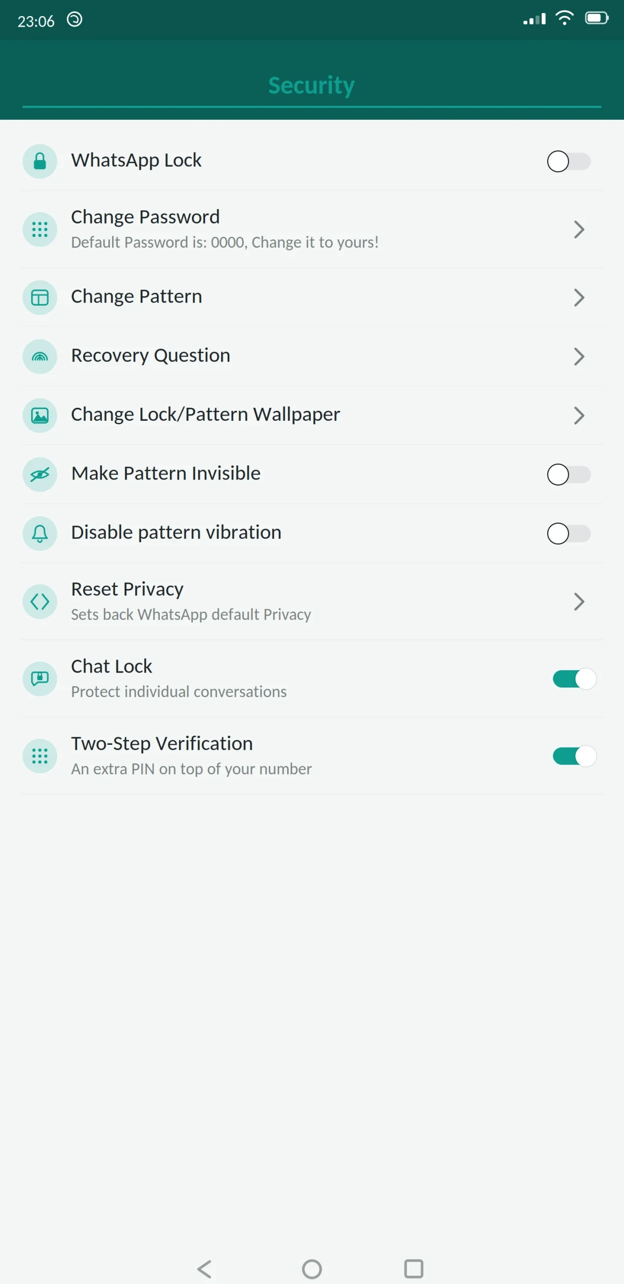 GB WhatsApp Pro Security