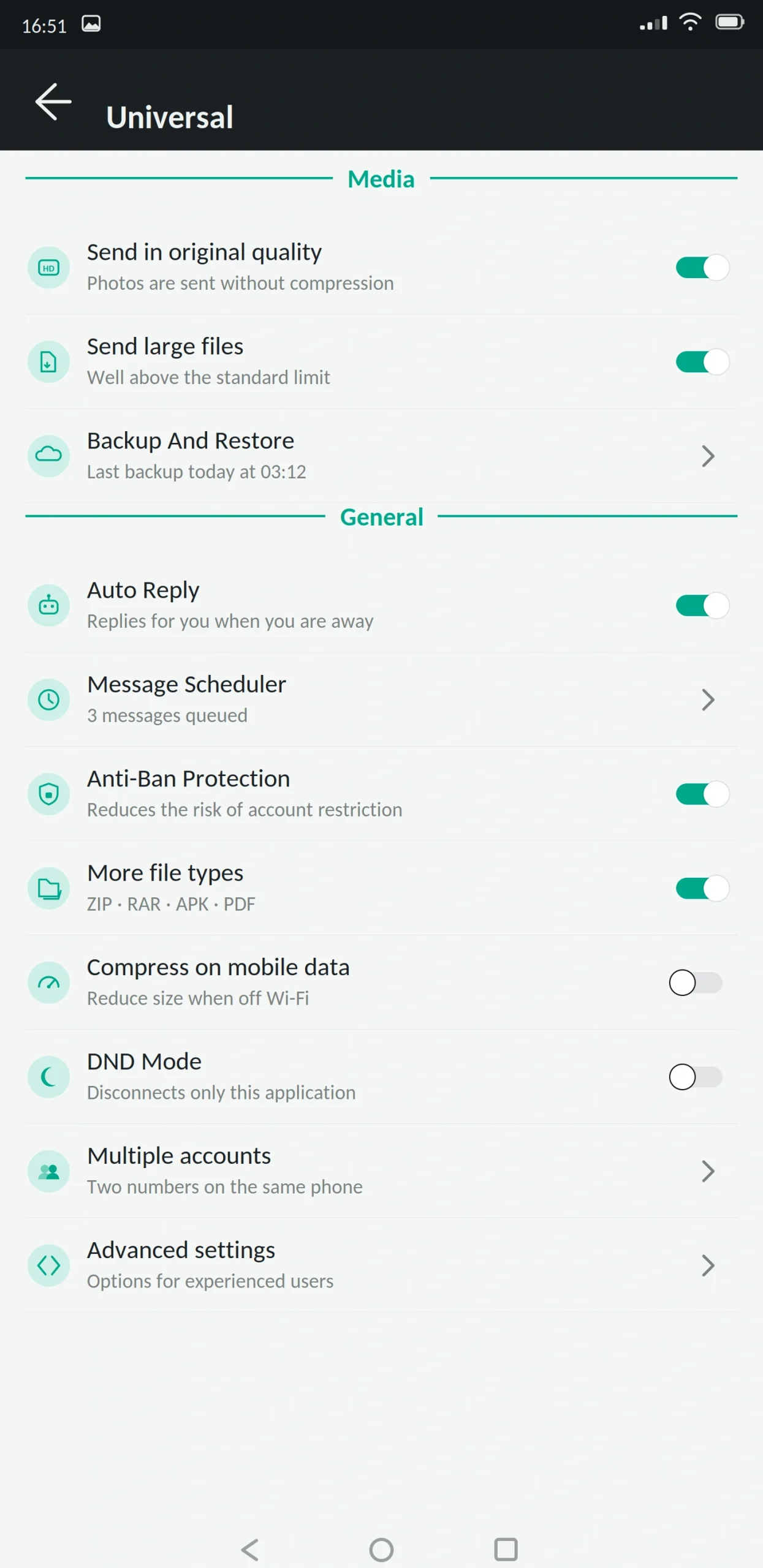 Delta WhatsApp Universal and Backup