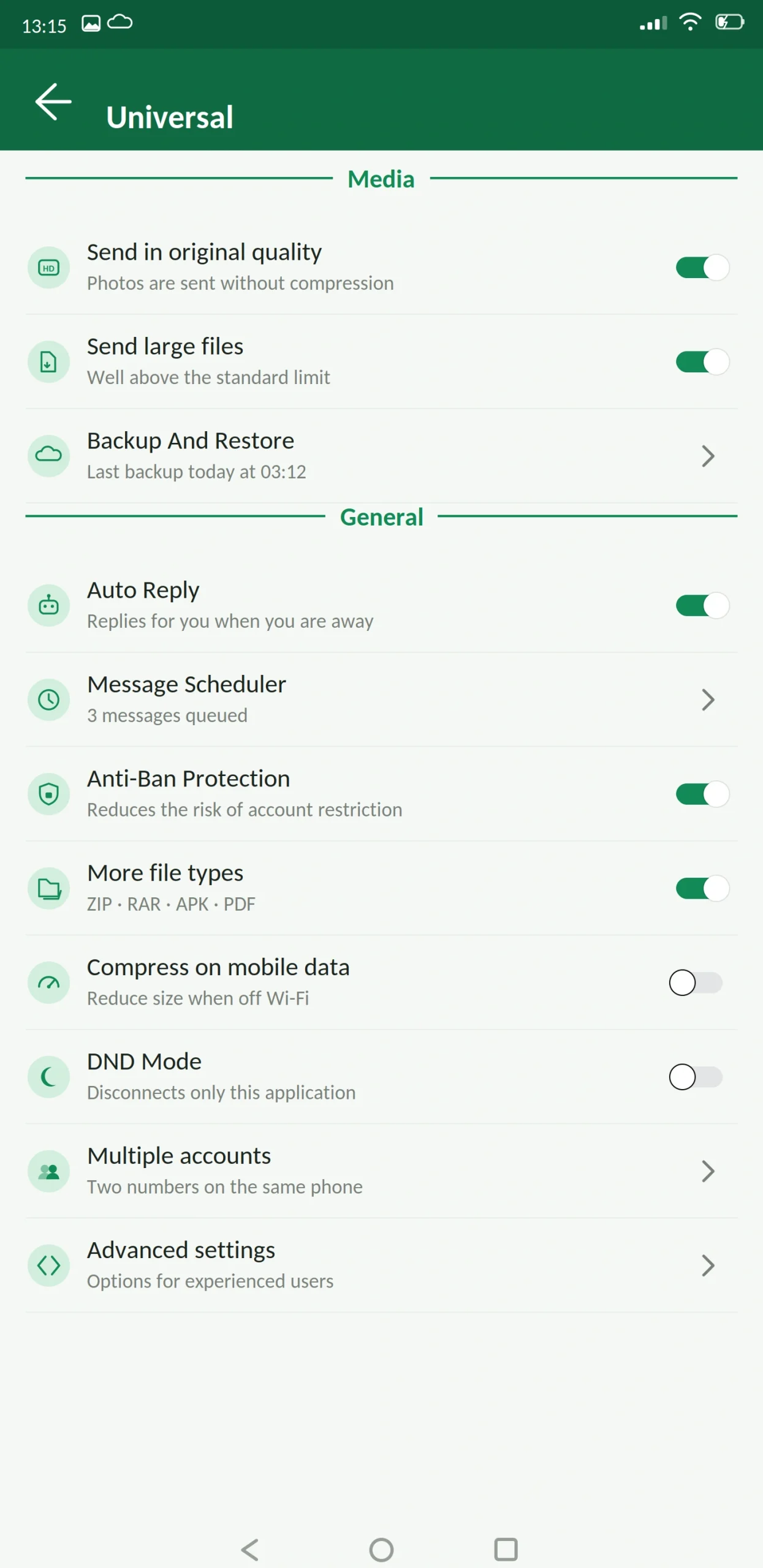 GB WhatsApp Lite Universal and Backup