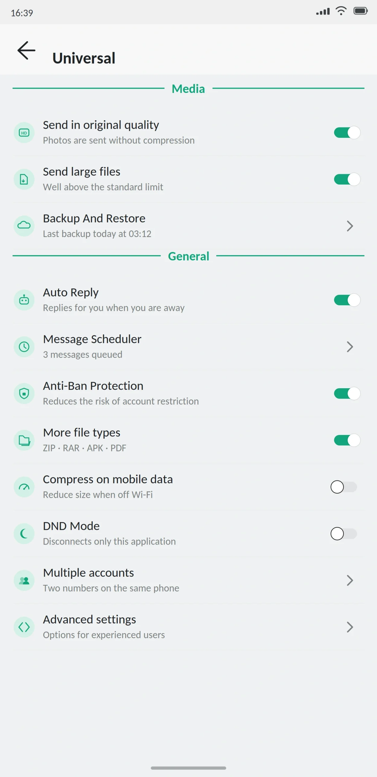GB WhatsApp Pro Universal and Backup