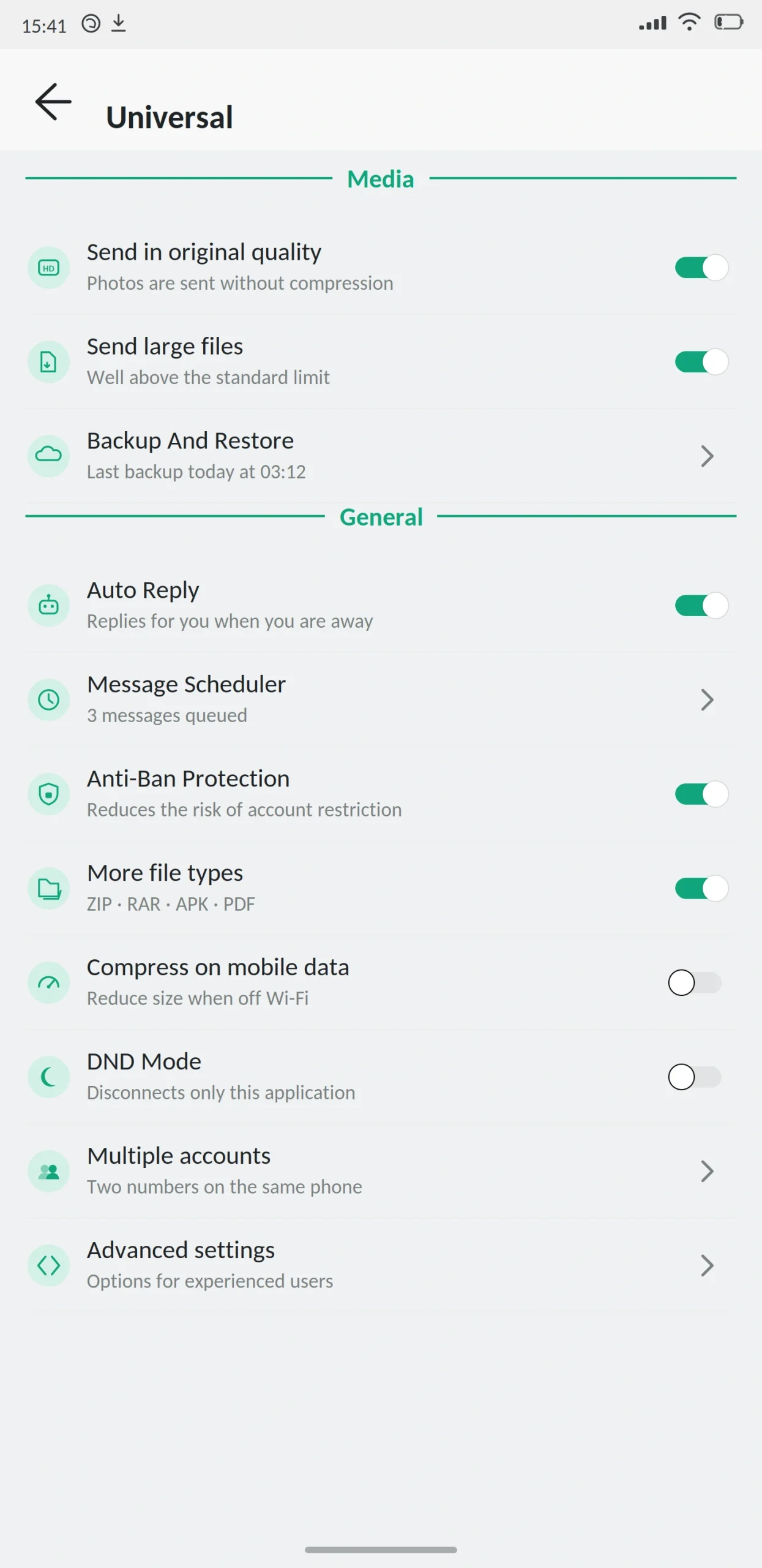 JT WhatsApp Universal and Backup