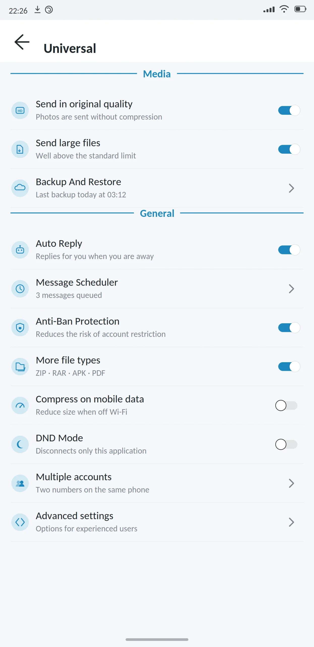 MB WhatsApp Universal and Backup