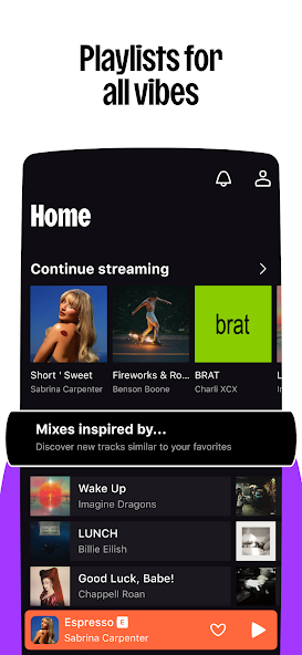 Deezer apk screenshots