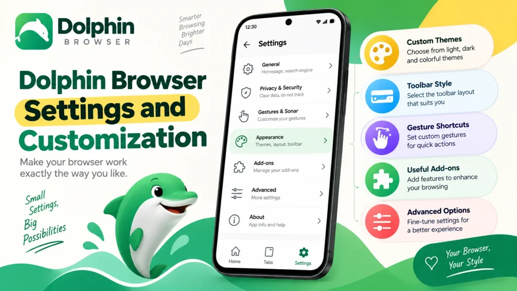 Dolphin Browser Settings and Customization