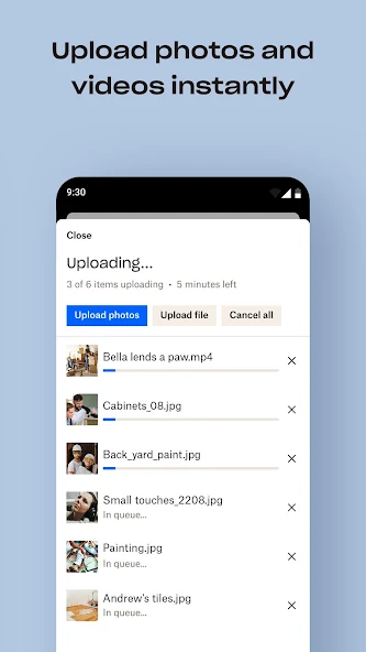 Dropbox APK Upload Photo