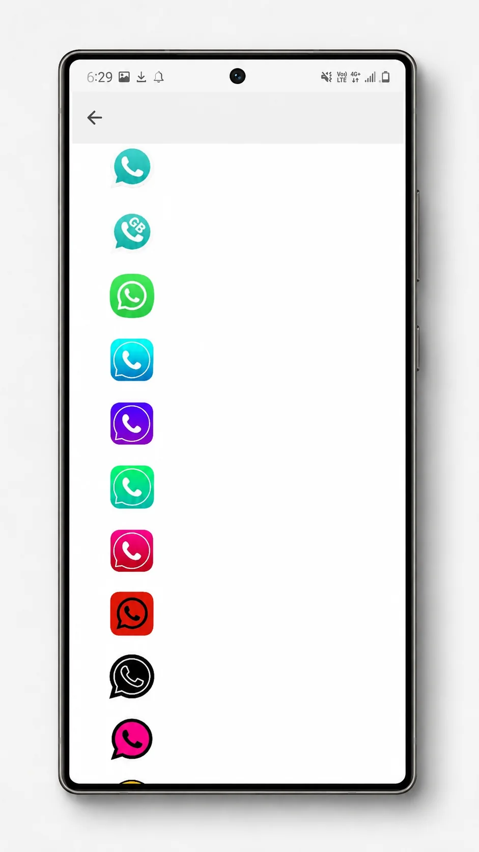 GB WhatsApp Icon Colors