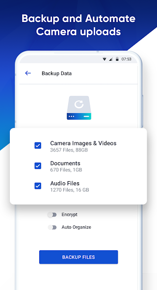 Icedrive APK Backup Upload
