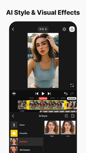 Kinemaster MOD APK AI Style