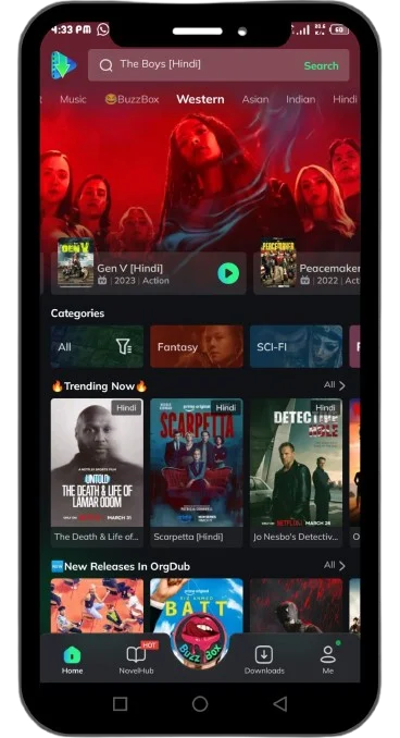 MovieBox APK Screenshot 1