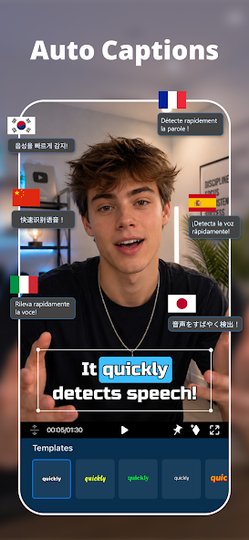 Power Director MOD APK Auto Caption