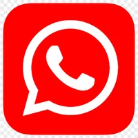 Red WhatsApp Logo - appdroid.net