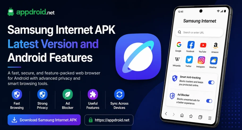 Samsung Internet APK Latest Version and Android Features