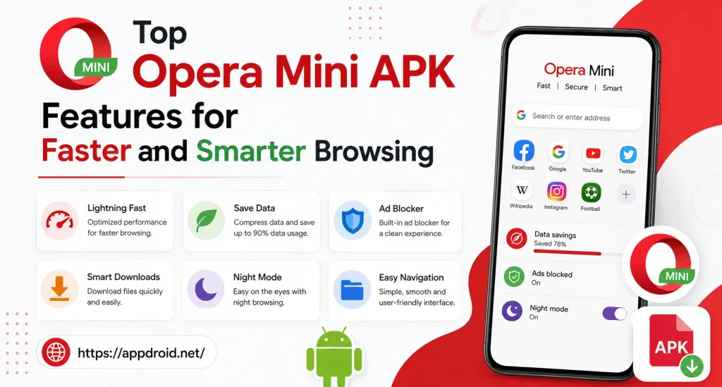 Top Opera Mini APK Features for Faster and Smarter Browsing