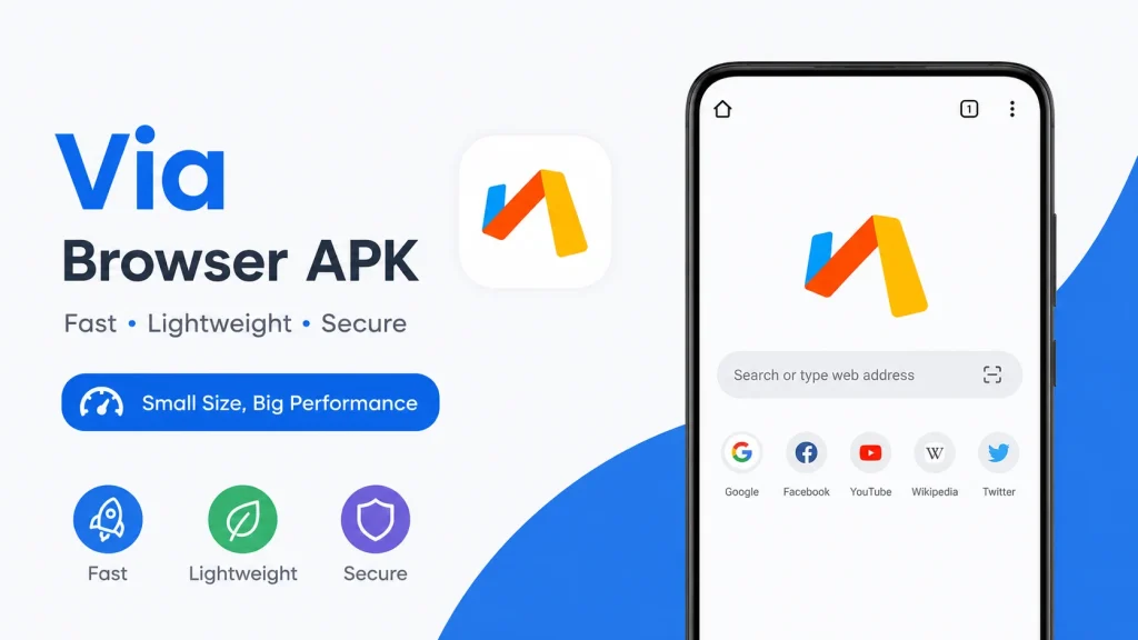 Via Browser APK
