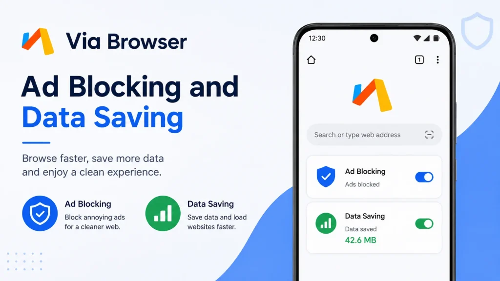 Via Browser Ad Blocking and Data Saving