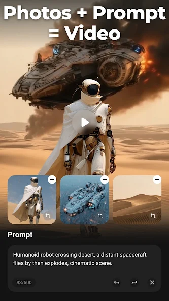 Video Show APK promt to video