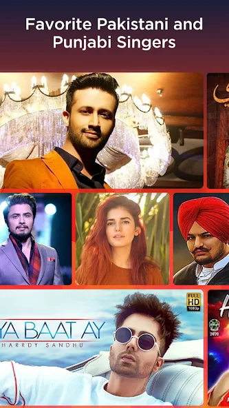 gaana apk screen shots