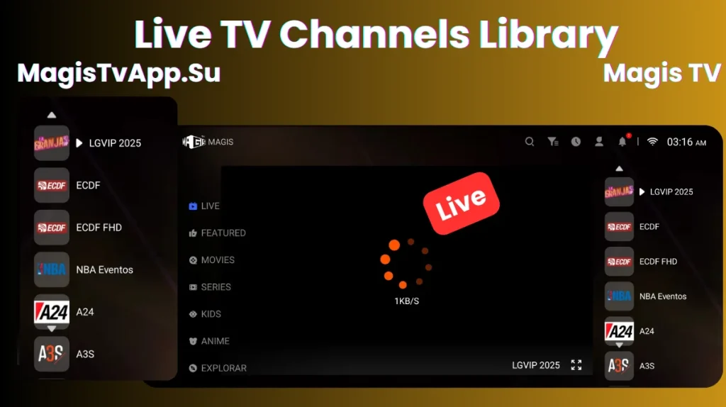Magis TV APK Gallery