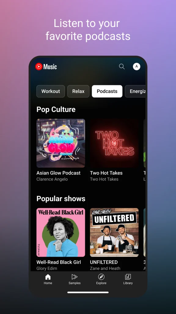 youtube music Screenshots
